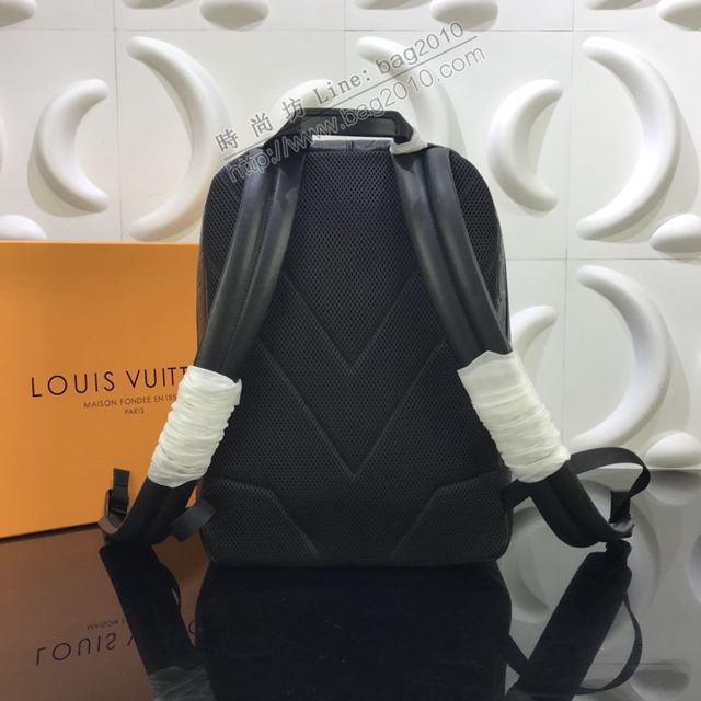 LV包 lv雙肩包 M44727 Sprinter雙肩背包 Monogram Shadow牛皮 LV男士後背包  ydh3535